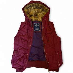 American Eagle Outfitters Burgundy Jacket